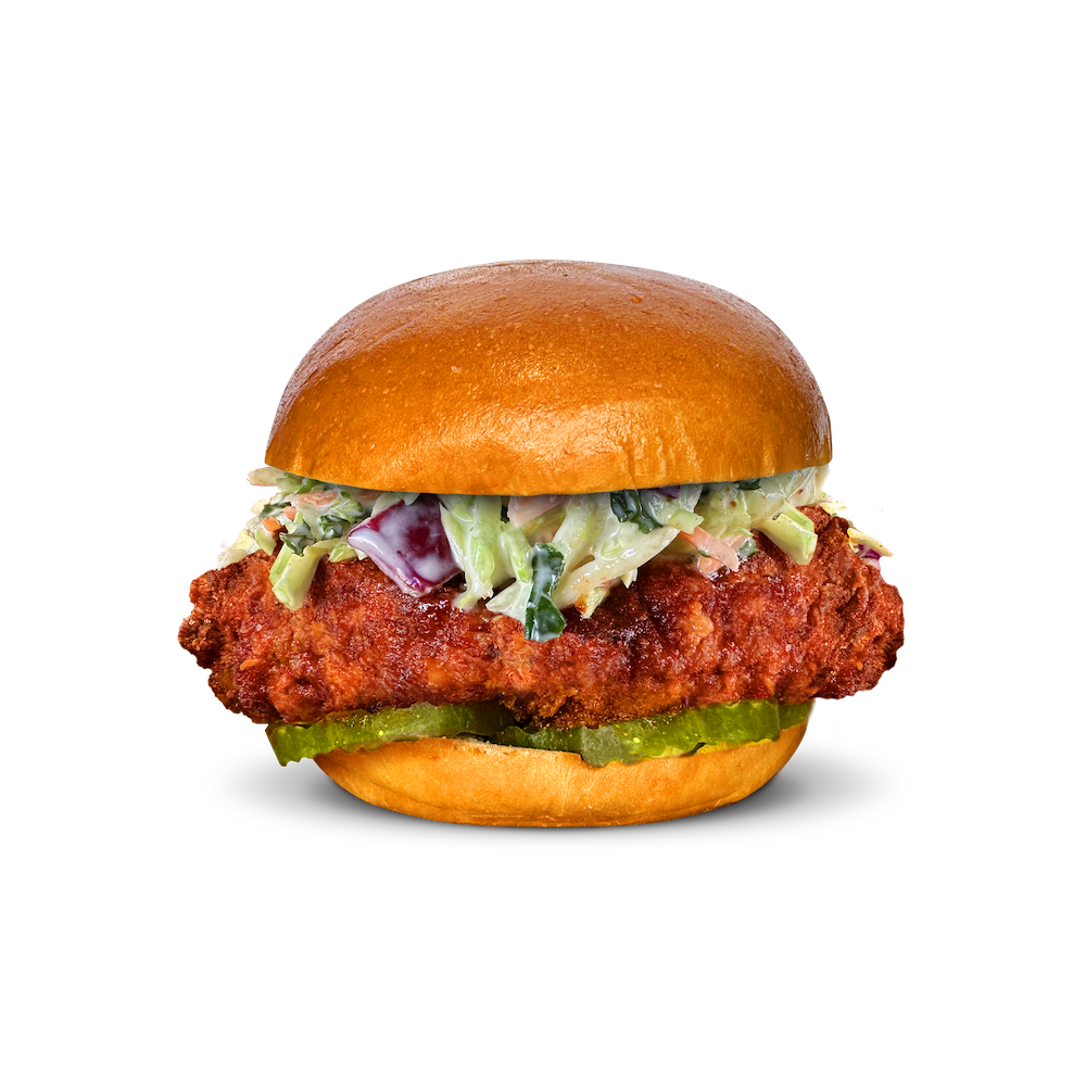 Clyde’s Hot Chicken sandwich