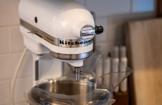 KitchenAid stand mixer ready for baking and everyday kitchen prep.